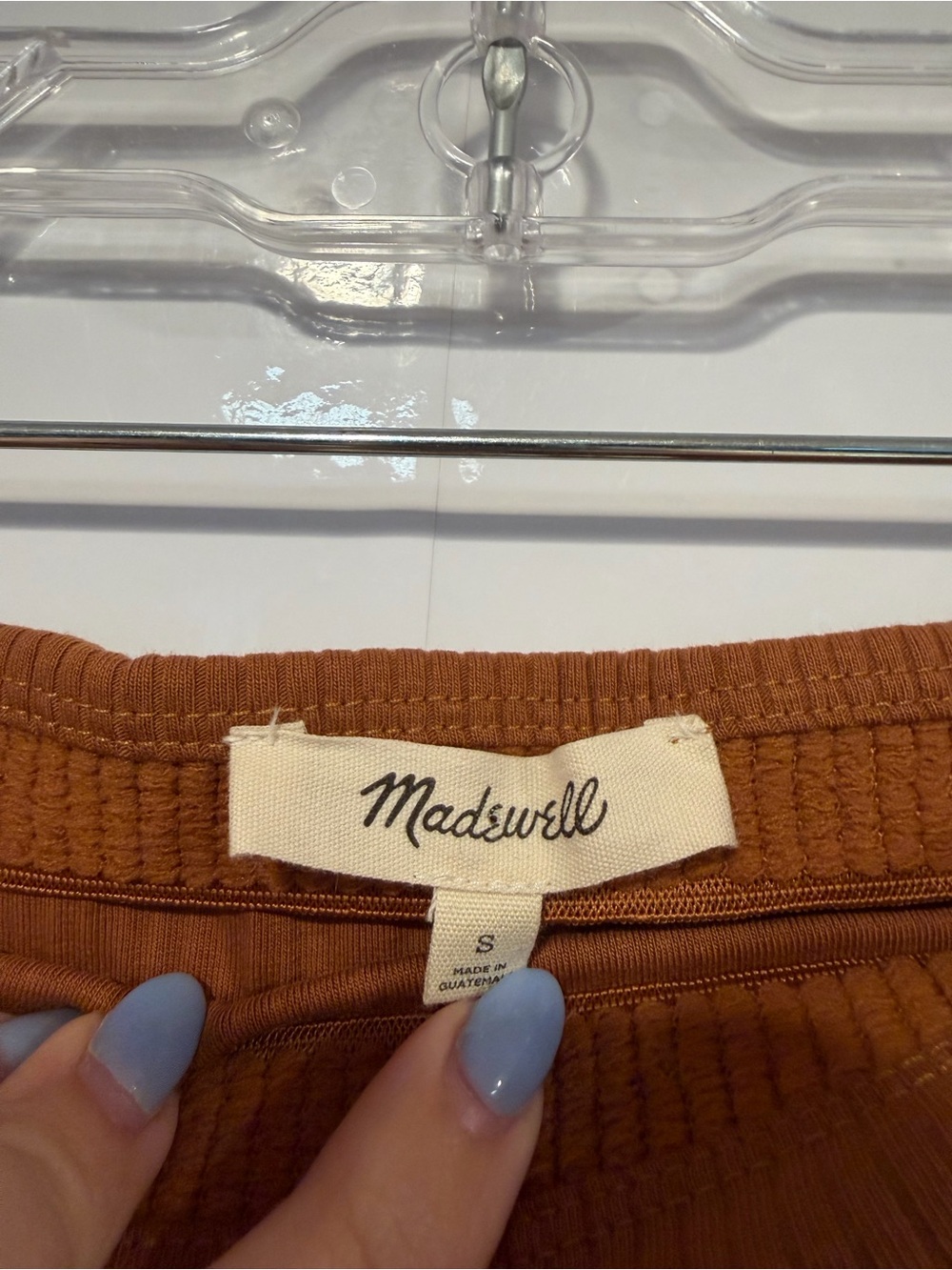 Madewell‎ Ribbed Mini Tube Top - Rust Brown - Picture 2 of 3